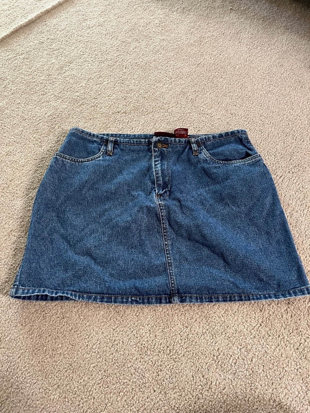 NEVADA Denim blue mini skirt